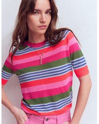 Boden - Agnes Linen Button T-Shirt - Lyst