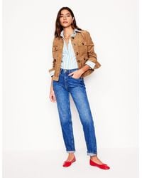 Boden - High Rise Straight Leg Jeans - Lyst