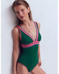 Boden - Porto V-Neck Swimsuit - Lyst