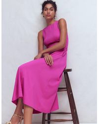 Boden - Sleeveless Ponte Midi Dress - Lyst