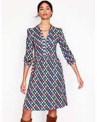 Boden - Naomi Lockeres Jerseykleid-Bunt, Pop-Gänseblümchen - Lyst
