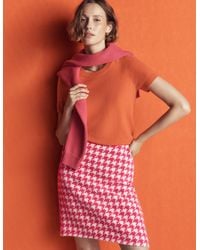 Boden - Wool Blend A-Line Skirt - Lyst