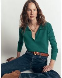 Boden - Elsie Cashmere Henley Sweater - Lyst