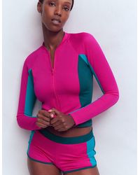 Boden - Long Sleeve Rash Guard Top - Lyst