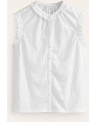 Boden - Olive Sleeveless Shirt - Lyst
