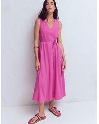 Boden - Mia V-Neck Jersey Midi Dress - Lyst