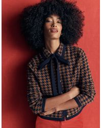 Boden - Elizabeth Bow Knitted Jacket - Lyst