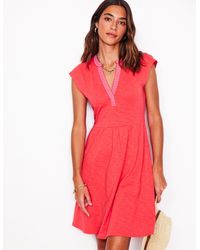 Boden - Chloe Kurzes Kleid Mit Stickerei - Lyst