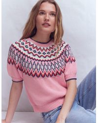 Boden - Margot Puff Sleeve T-Shirt - Lyst
