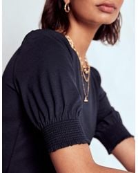 Boden - Cotton Smocked Cuff Top - Lyst