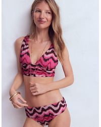 Boden - Mykonos Deep V Bikini Top - Lyst
