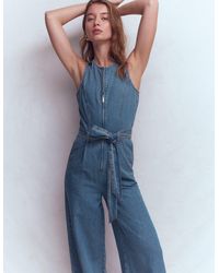 Boden - Sleeveless Denim Jumpsuit - Lyst