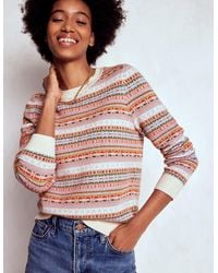 Boden - Edie Fair Isle Jumper - Lyst