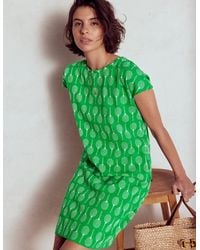 Boden - Leah Jersey T-Shirt Dress-French, Mono Wave - Lyst