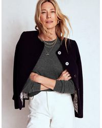Boden - Eva Kaschmirpullover Mit Rundhalsausschnitt - Lyst