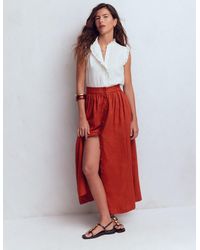 Boden - Emma Linen Maxi Skirt - Lyst
