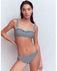 Boden - Clean Sweetheart Bikini Top- Ivory Stripe - Lyst