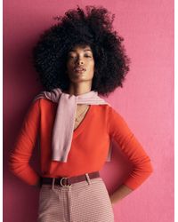 Boden - Elsie Cashmere V Neck Jumper - Lyst