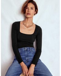 Boden - Double Layer Square Neck Top - Lyst