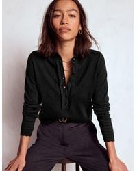 Boden - Angela Cotton Scallop Jumper - Lyst