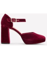 Boden - Jewelled Buckle Platform Heels - Lyst