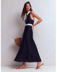 Boden - Eva Linen Blend Maxi Dress - Lyst