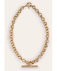 Boden - Chunky T-bar Chain Necklace - Lyst