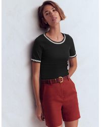 Boden - Maddie Trim Detail T-Shirt - Lyst