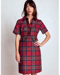 Boden - Eda Check Shift Dress- And Check - Lyst