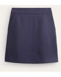 Boden - Ponte A-line Mini Skirt - Lyst