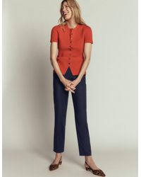 Boden - Slim Leg Cotton Pants - Lyst