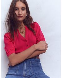 Boden - Supersoft Short Sleeve Henley - Lyst