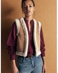 Boden - Isla Funnel Neck Button Blouse - Lyst