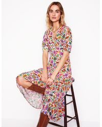 Boden - Robe Style 40S Rosie À Godet-Multi, Motif Oriental Paradise - Lyst