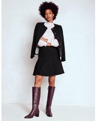 Boden - Flippy Textured Skirt - Lyst