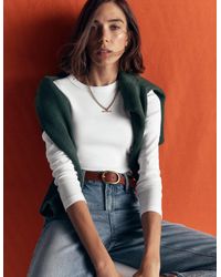 Boden - Annie Essential Crew Neck Top - Lyst