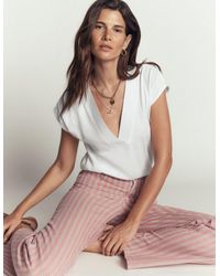 Boden - Supersoft V-Neck T-Shirt - Lyst