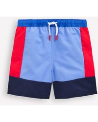 Boden - Short De Bain-Rayures Colour Block - Lyst