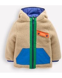 Boden - Veste Réversible En Borg Cosy-Bleu Mazarine - Lyst