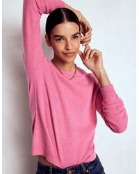 Boden - Eva Kaschmirpullover Mit Rundhalsausschnitt - Lyst