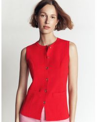 Boden - Crew Milano Knit Waistcoat - Lyst