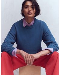 Boden - Lucy Relaxed Cotton Jumper - Lyst