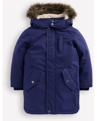 Boden - Parka Imperméable-Bleu Marine Universitaire - Lyst