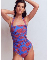 Boden - Kythira Ruched Swimsuit - Lyst