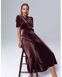 Boden - Kate Velvet Shirt Dress - Lyst