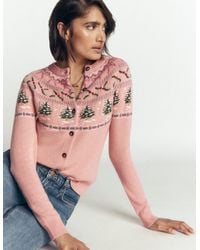 Boden - Edie Fair Isle Cardigan - Lyst