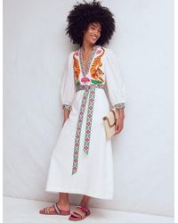 Boden - Octavia Linen Blend Dress - Lyst