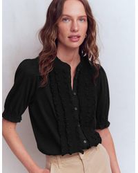 Boden - Eda Ruffle Front Shirt - Lyst