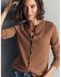Boden - Elsie Cashmere Crew Cardigan - Lyst
