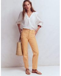 Boden - High Rise Straight Jeans - Lyst